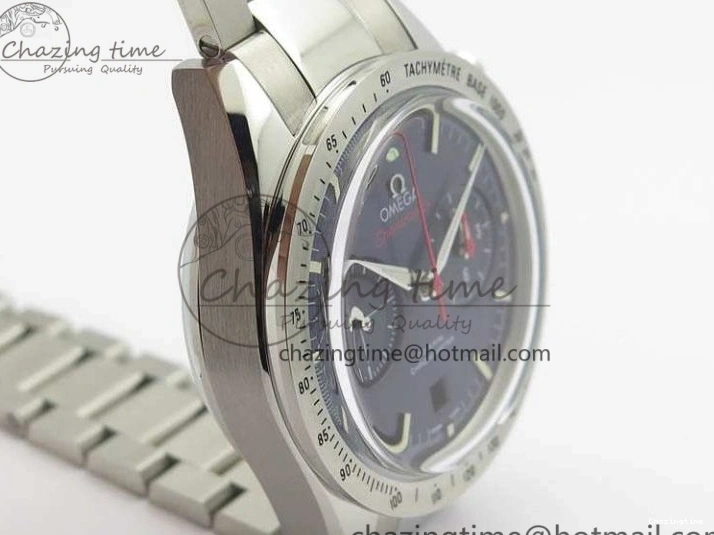 0506 Speedmaster ’57 Co-Axial OMF 1:1 Best Edition Blue Dial White Markers On SS Bracelet A Sustainable 8145